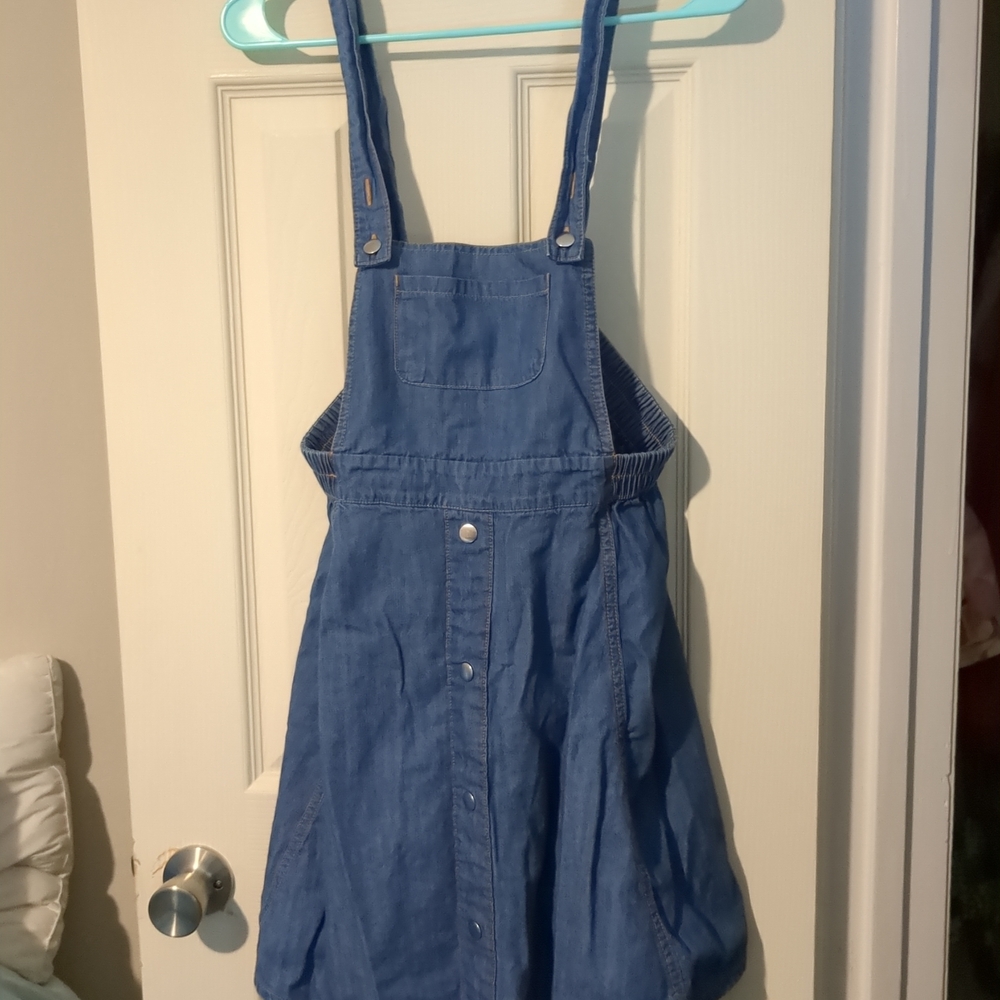 Blue Denim Kids Overall Dress